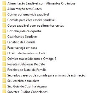 kit 20 e-books comida