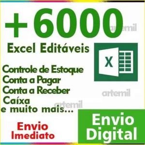 kit planilhas excel envio digital