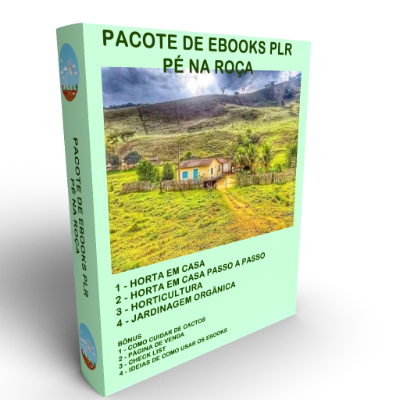 pacote ebooks plr pé na roça